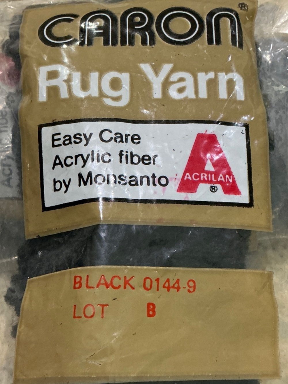 Caron Black Rug Yarn - 2 Pack - Picture 2 of 3